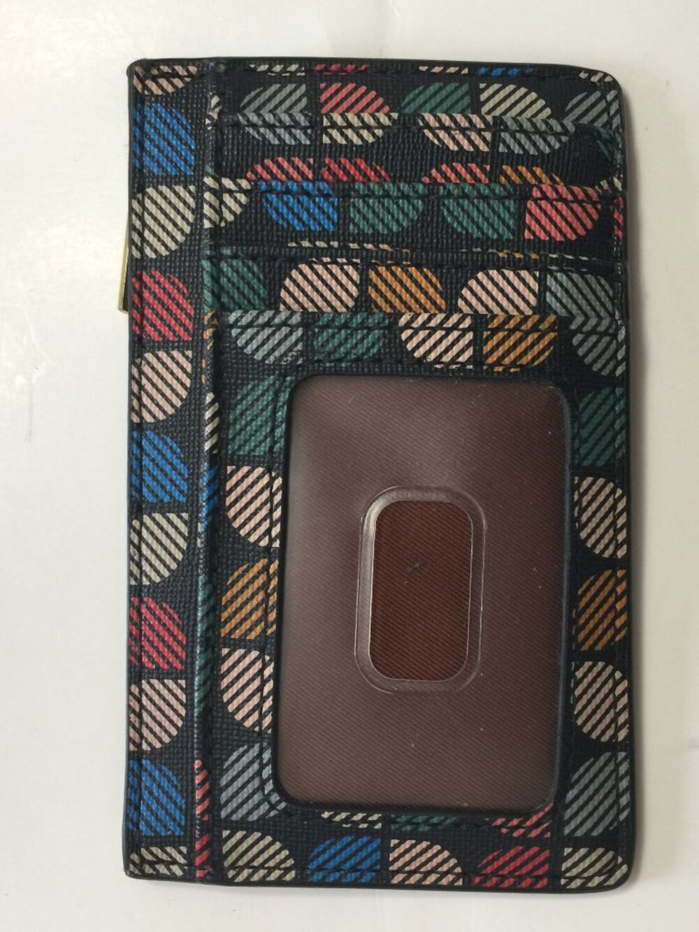 FOSSIL PATTERNED SLIM WALLET-NWOT - Picture 2 of 4